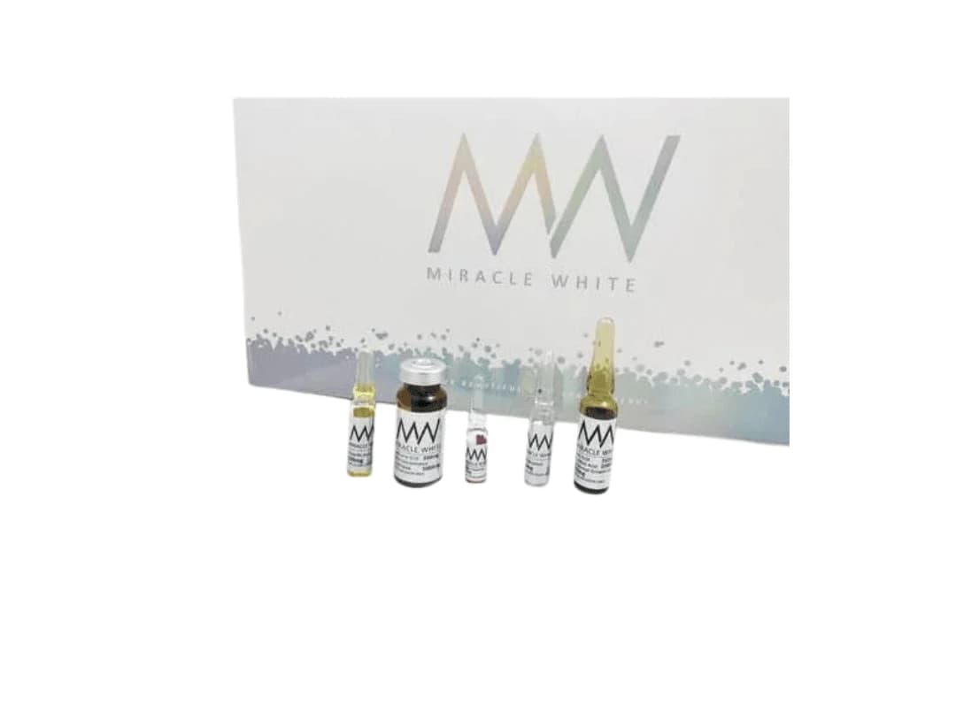 Miracle White 9000mg 6 Sessions Skin Whitening Injection