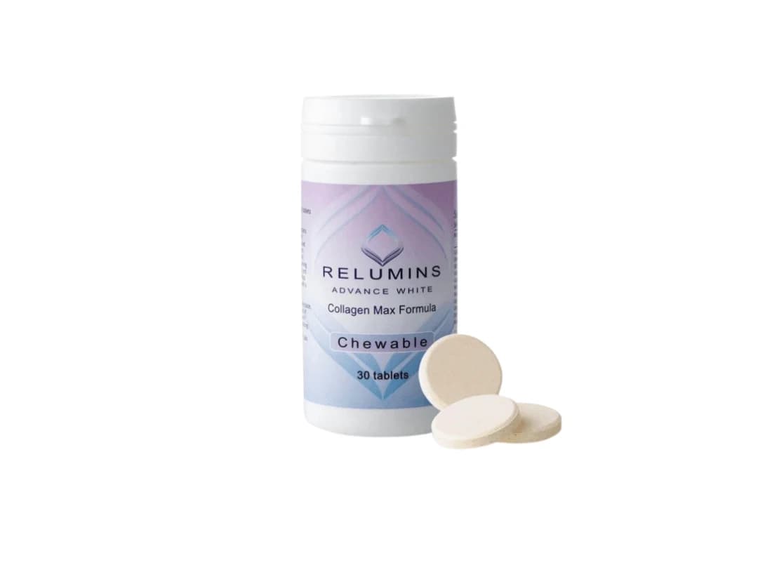Relumins Advanced White Collagen Max Formula Chewable Skin Whitening Tablets