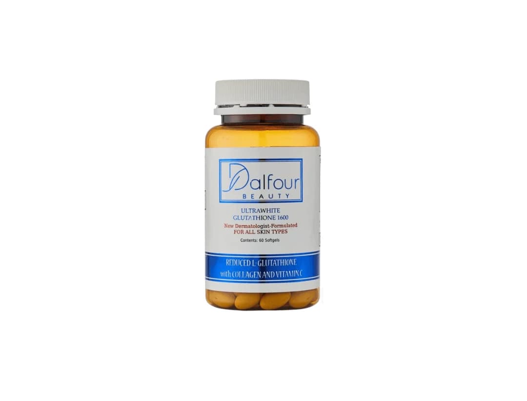 Dalfour Beauty Ultrawhite Glutathione With Collagen & Vitamin C 2400mg Skin Whitening Capsules