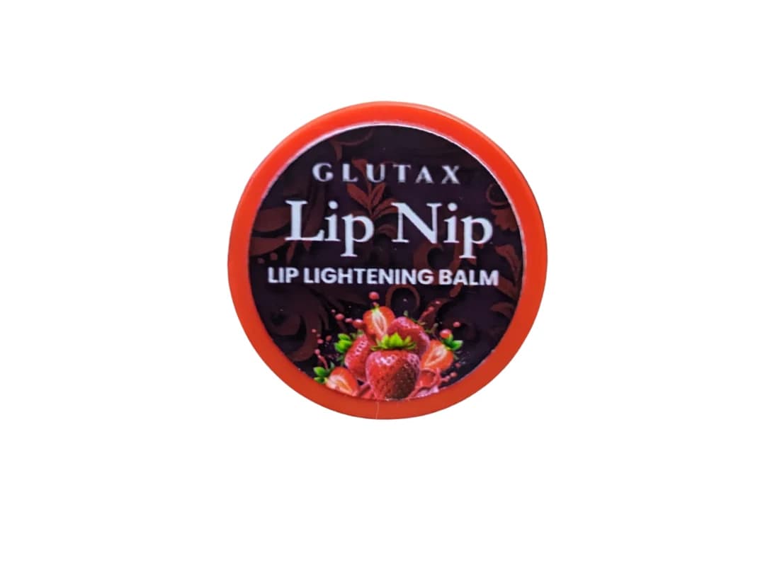 Glutax LipNip Lip Balm – Lip Lightening & Brightening Balm for Dark Lips Moisturizing & Hydrating Care