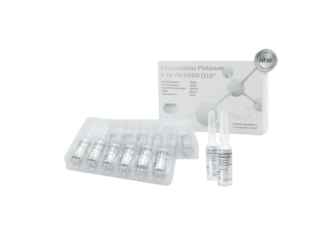 Laroscorbine Platinum E UF PN Vitamin C 200g & Collagen 180g Skin Whitening Glutathione Injection