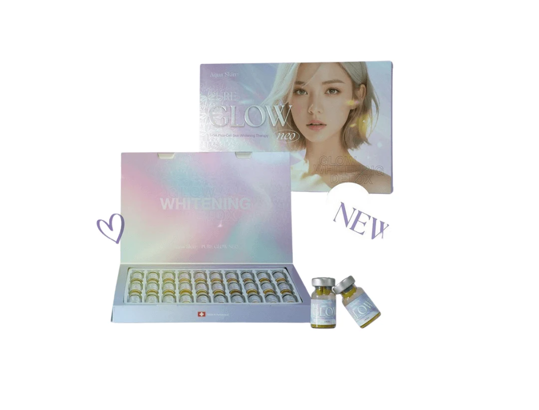 Aqua Skin Pure Glow Neo Glutathione Skin Whitening Injection - 30 Session - Switzerland