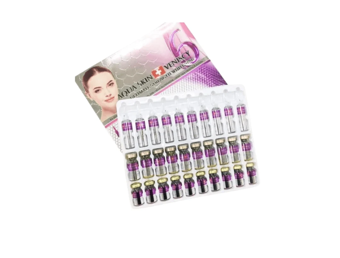 Aqua Veniscy 6 Ultimate Strength Skin Whitening Injection – 10 Sessions