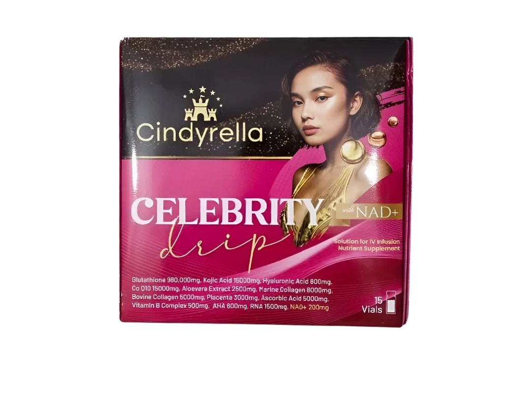 Cindyrella Celebrity Drip NAD+ Glutathione Injection | 15 Sessions Whitening Care