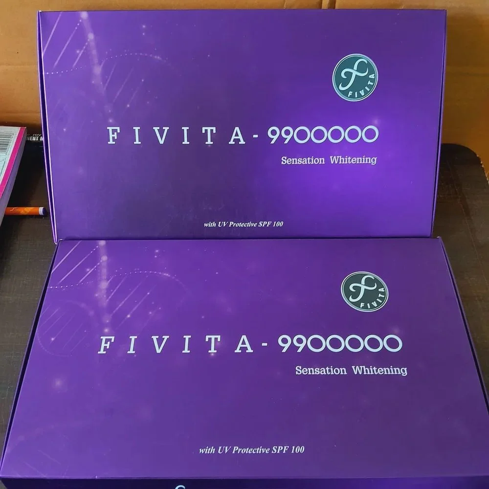 Fivita 9900000 Sensation Whitening Glutathione Injection with UV Protective SPF 100