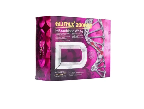 Glutax 2000GS Recombined Skin Whitening Glutathione Injection - 10 Session - Italy