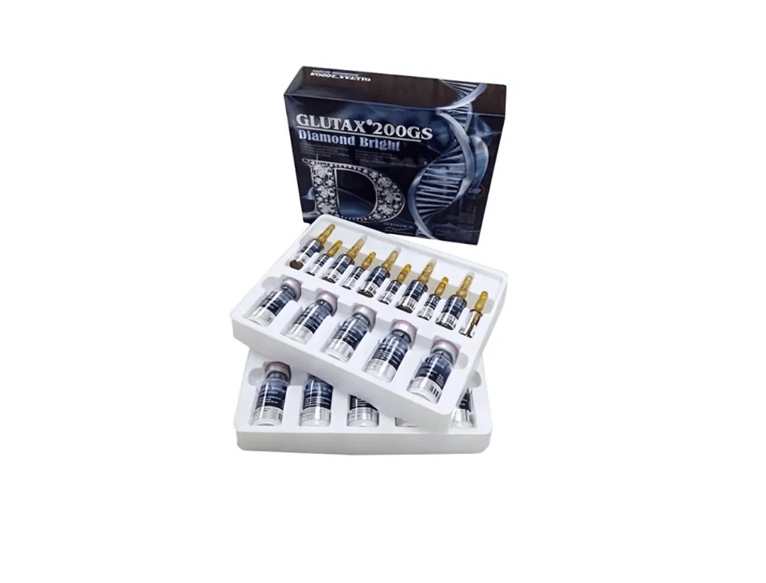 Glutax 200gs Diamond Bright Super Glutathione Skin Whitening Injection – 10 Sessions