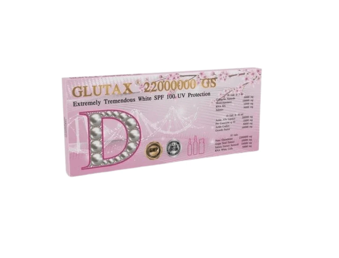 Glutax 22000000gs Extremely Tremendous White Glutathione Skin Whitening Skin Whitening Glutathione Injection
