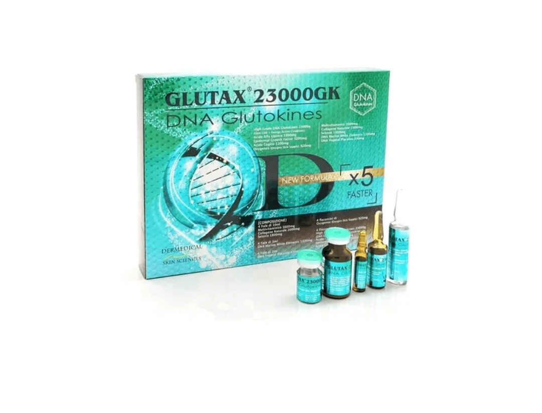 Glutax 23000GK DNA Glutokines Skin Whitening Glutathione Injection