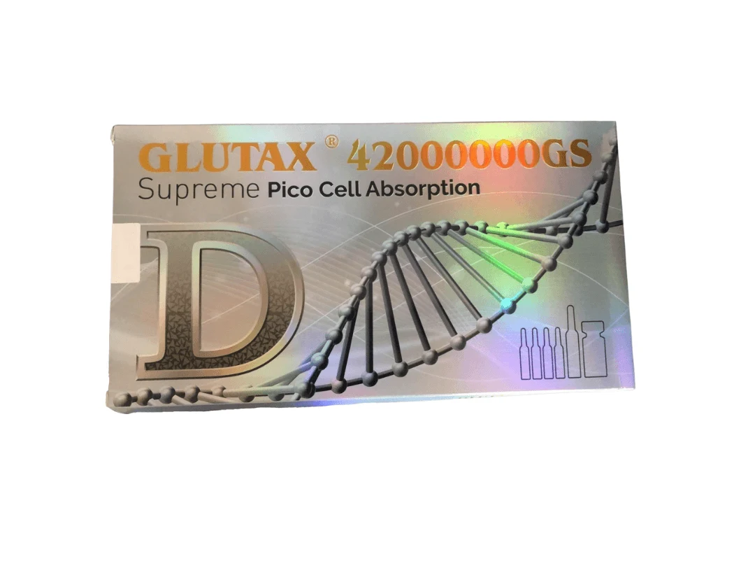 Glutax 42000000gs Supreme Pico Cell Glutathione Skin Whitening Injection - 6 Session - Italy