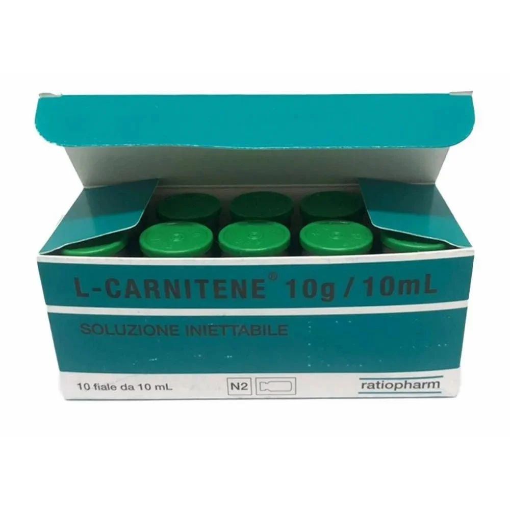Ratiopharm L-Carnitene 10 g / 10 ml Weight Loss Fat Burner Injection (10 vials)