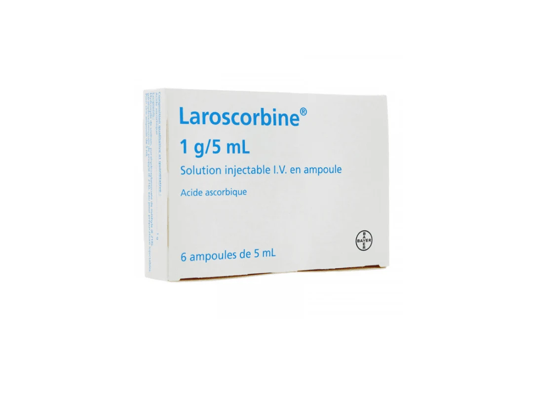 Laroscorbine Vitamin C 1000mg Skin Whitening Glutathione Injection