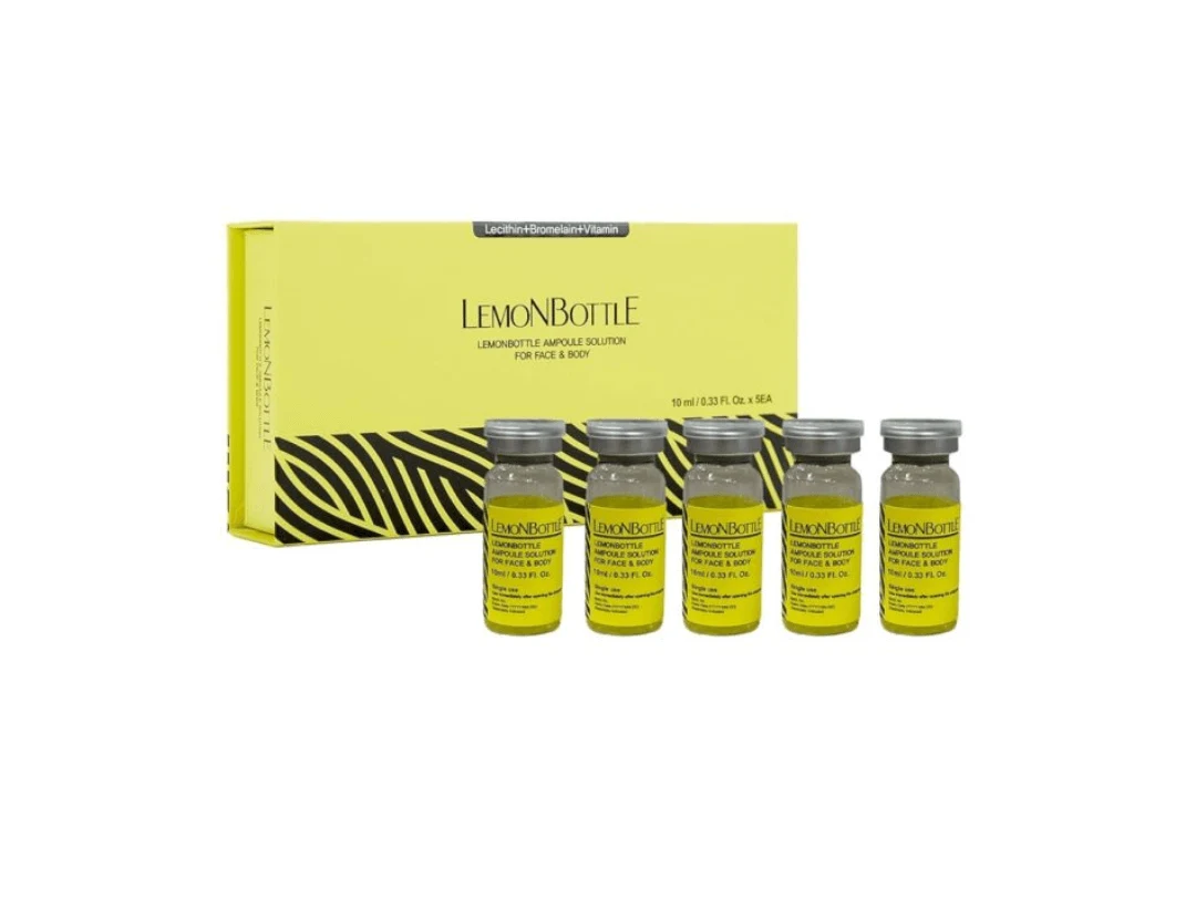 Lemon Bottle Lipolysis Solution Fat Dissolving Skin Whitening Glutathione Injection
