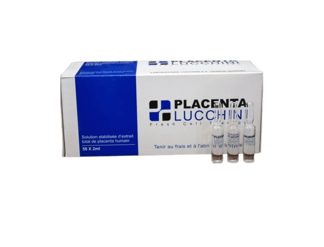 Lucchini Human Placenta Skin Whitening Glutathione Injection