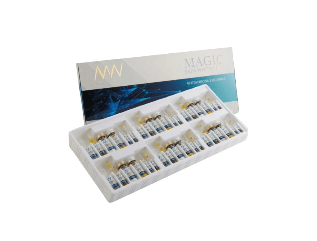Miracle White Magic 150000mg Glutathione Skin Whitening Injection - 6 Session - Switzerland