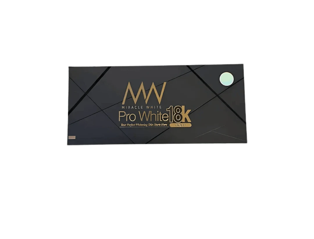 Miracle White Pro White 18K 180000mg Glutathione Skin Whitening Injection - 6 Session - Switzerland