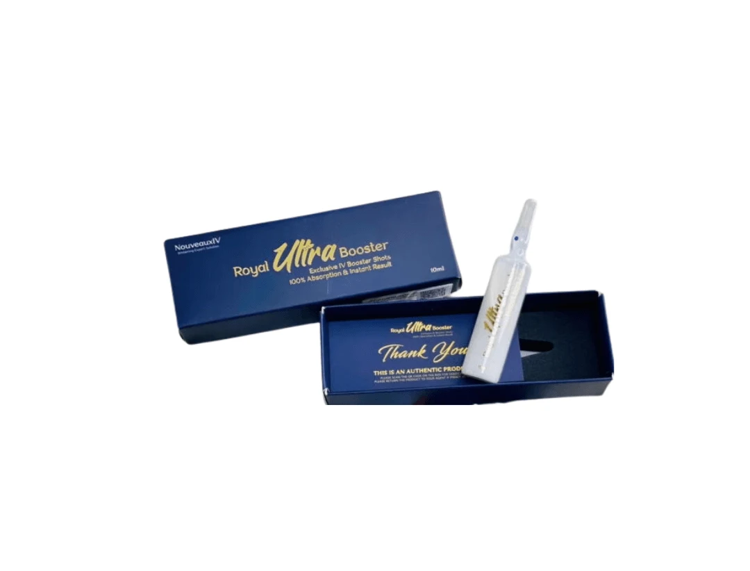 Royal Ultra Booster Glutathione Skin Whitening Injection - 1 Session - France