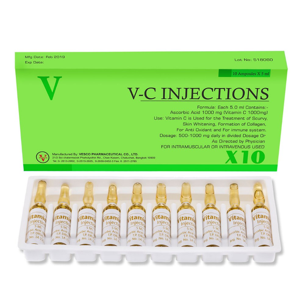 Vitamin C Injection By Vesco Pharma VC Vitamin C 1000mg